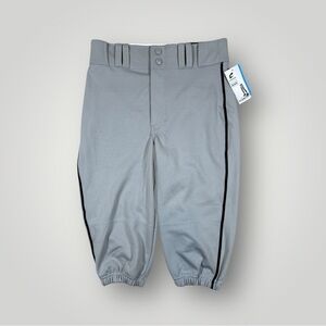 Champro Baseball Pants Youth XL Gray Black Piping Triple Crown Knicker NWT